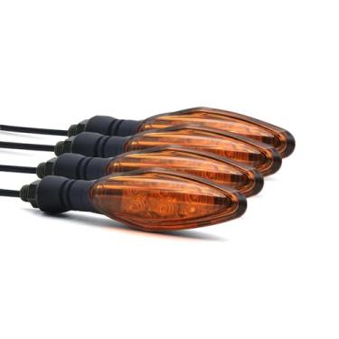 Imagem de DEMYPROX Luz de seta LED universal para Kawasaki Ninja 650 650R Z800 ZX6R para Honda MSX125 Grom125 para Suzuki GSXR 600/750/1000 GS500F para Yamaha YZR R1/R3/R6