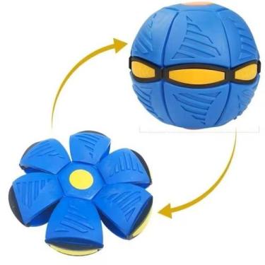 Imagem de Bola Maluca Disco Voador Brinquedo Pet Cachorro Bola Mágica - MHR, Azu