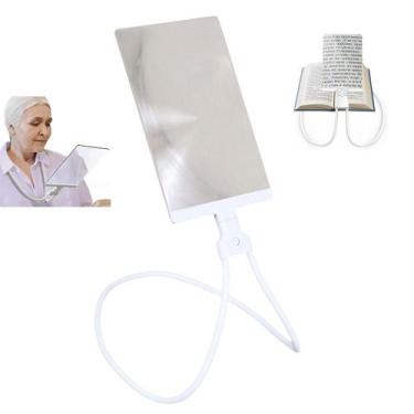 Imagem de Lupa de Pescoço para Leitura Aumento 5x Haste Flexivel Maos Livres Apo