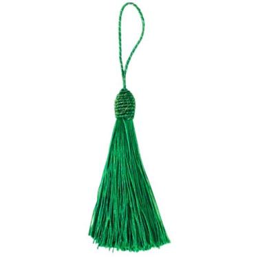 Imagem de Tassel com brilho - jescastore, Verde cabaré