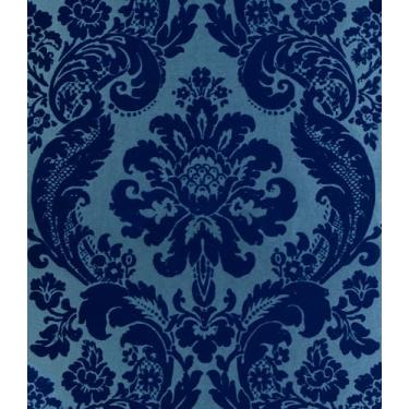 Imagem de A-Street Prints Papel de parede Blue Shadow Damask 2763-87310