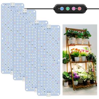 Imagem de LPMZMBL Painel Ultrafino De 36 W, Luzes De Cultivo De Espectro Total, 768 Leds, Luz De Cultivo Para Plantas De Interior Com Função De Ligação Em Cadeia, Luzes De Cultivo Para Início De Sementes Com