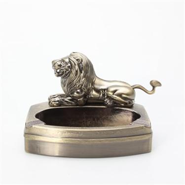 Imagem de Cinzeiro Criatividade Animal Modeling Cinzeiro de Metal para Homens Fumantes Estilo Vintage Retrô Multifuncional para Decoração de Mesa de Escritório em Casa
