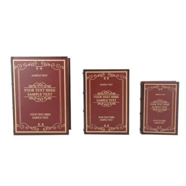 Imagem de Caixa Decorativa de Armazenamento de Bugigangas Em Forma Livro Vintage para Apelo Exclusivo para Casa e Escritório Caixas Livros Decorativas o Modelo Foto do Modelo Escritório Com e Versatilidade