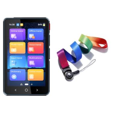 Imagem de GoBudsGo Dispositivo tradutor de idiomas P4B, dispositivo tradutor bidirecional em tempo real, portátil, tradução instantânea de voz offline/WiFi/intérprete de ponto de acesso para aprender viagens e