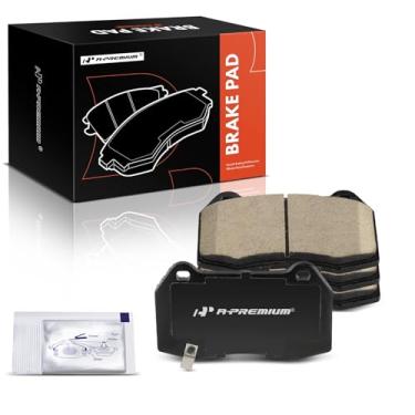 Imagem de A-Premium Conjunto de pastilhas de freio a disco de cerâmica frontal compatível com Nissan Sentra 2002-2006, 350Z 2003-2009 e Infiniti G35 2003-2004, 4 peças