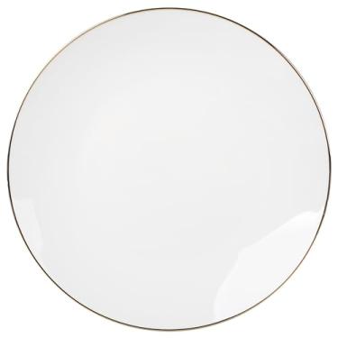 Imagem de Prato raso Legacy Gold em porcelana D27cm branco