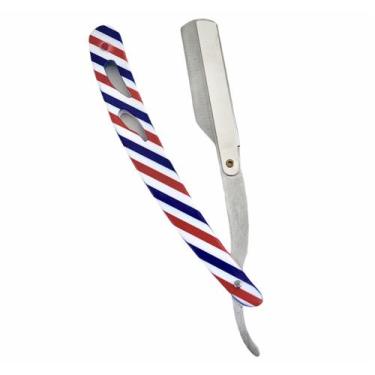 Imagem de Navalha Navalhete Barbeiro Inox Profissional Pole Barber - Umi