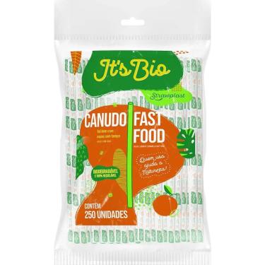 Imagem de Canudo Bio Fast Food 6mm Sache de Papel c/250 - Strawplast
