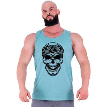 Imagem de Regata Clássica MXD Conceito Caveira Com Bandana Masculina-Masculino