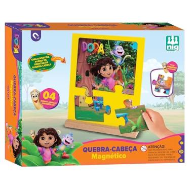 Imagem de Nig Brinquedos Quebra Cabeça Progressivo Magnético Dora Aventureira