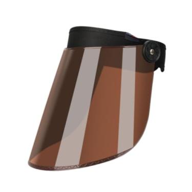 Imagem de Generic Máscara de soldador, capacete de soldagem ajustável, giro de 180 graus, acessório profissional e resistente para todas as aplicações de soldagem MIG, Marrom