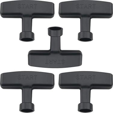 Imagem de WHYHKJ 10 peças de alavanca de recuo para motor a gasolina 67 x 53 mm puxador para motor a gasolina extrator de partida motosserra alavanca de arranque para cortador de grama trenó pequeno trator