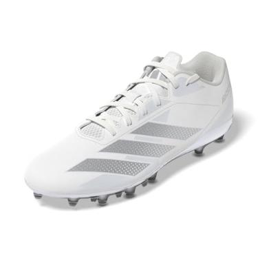 Imagem de adidas Chuteira masculina Adizero Electric.2, Branco/Prata Metálico/Branco, 42