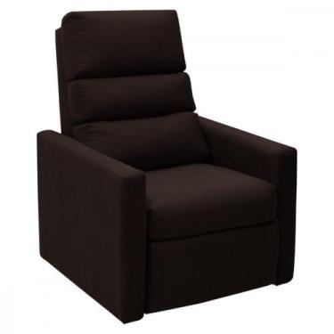 Imagem de Poltrona Do Papai Reclinável Ravena Corano - Star Confort, Marrom Escu