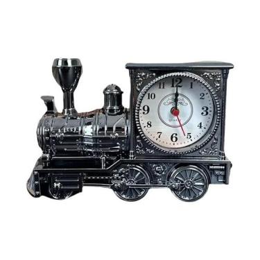 Imagem de Despertador Retrô Americano Modelo Trem Para Quarto Sala De Estar Mesa