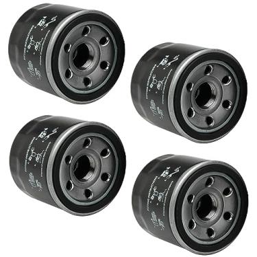 Imagem de 4 peças de filtro de óleo BAIZHIHUA 1809 substitui 15410-MFJ-D02, KN-204-1 serve para Honda Goldwing 1800 GL1800 NC700X NC750X RC51 ST1300 VFR800 VFR1200X VT1300 Shadow 750 VTR1000 V TX 1300 1300C 1300R 1300S VTX 1800