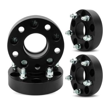 Imagem de TadaMark Espaçadores de roda Hubcentric 5x5 3.8 cm 5x127 adaptadores de roda forjados 5 pinos aptos para Jeep Commander 2006-2010 Grand Cherokee 1999-2010 Wrangler 2007-2018 71,5 mm furo com parafusos
