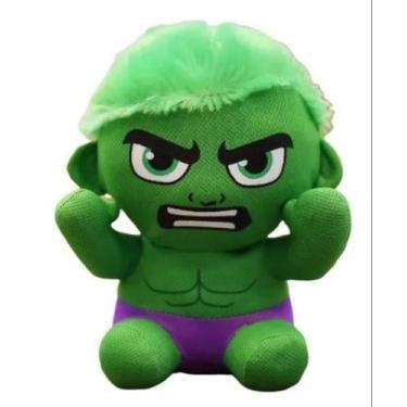 Imagem de Pelúcia Hulk Liga Da Justiça 25 Cm Herói Verde - Samba Toys