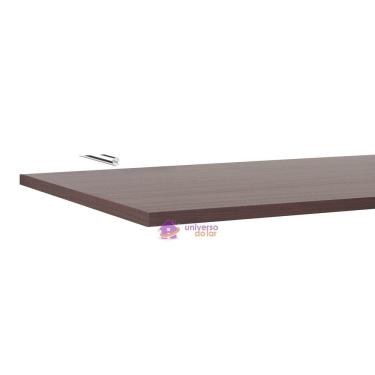 Imagem de Prateleira Invisível Elite New Fine 60x25cm 25mm em Madeira Tabaco Maciça Pinus Tramontina