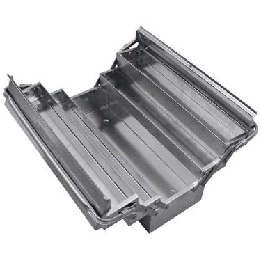 Imagem de Caixa Sanfonada em Aço Inox 5 Gavetas, Alças Dobráveis Tramontina PRO Tramontina