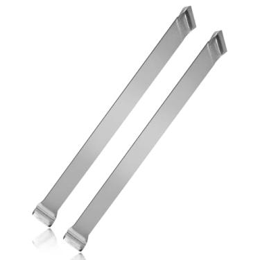 Imagem de 2 peças de manivela de treliças de guitarra para Fender Vtele P baixo Jaguar HH Johnson strat JP Dragon Tele Jazzmaster, ferramenta de ajuste de pescoço de guitarra, chave de ajuste de guitarra de aço