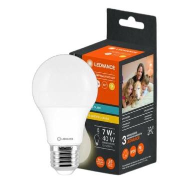 Imagem de Lâmpada Bulbo Led 7w 600lm BIV 3000k Ledvance 7020750