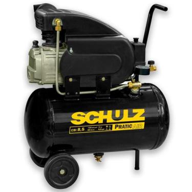 Imagem de Compressor De Ar Schulz Pratic Air 2cv 25 Litros Monofásico, 110V