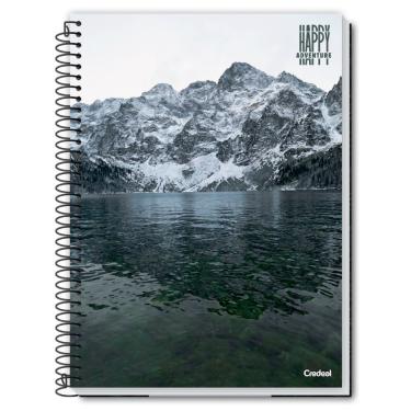 Imagem de Caderno Espiral Universitário 16 Matérias 320 Folhas Happy Adventure Credeal Estampa 2