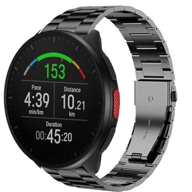 Imagem de Compatível com pulseira Polar Smartwatch, 20 mm, 22 mm, aço inoxidável de liberação rápida, pulseiras de substituição compatíveis com Polar Unite, Ignite, Ignite 2, Ignite 3, Pacer, Vantage V3, Grit