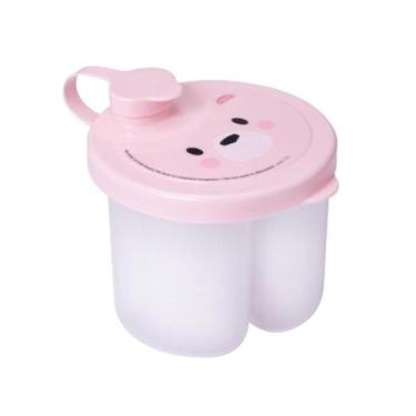 Imagem de Pote Dosador Para Leite Em Pó e Fórmula 300ml Plasútil, Urso Rosa