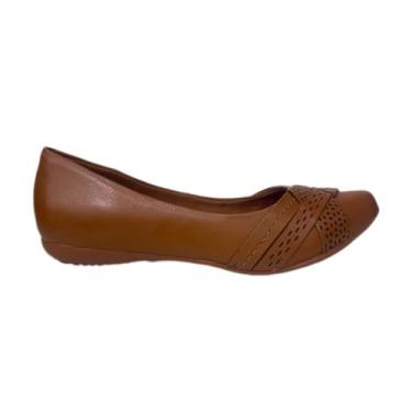 Imagem de Bottero Sapatilha Feminina Macia Couro Antiderrapante 346403, 34, Cara