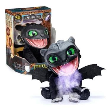 Imagem de Como Treinar Seu Dragão Banguela Interativa Animatrônica Real FX C/50 sons e reações  - Fumaça e Luzes - Sunny