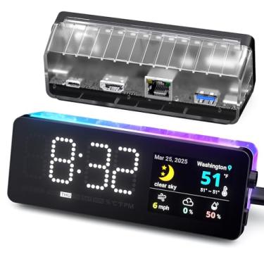 Imagem de LTC Estação de ancoragem para laptop, hub USB C 7 em 1 com tela, vários aplicativos embutidos, adaptador multiportas com HDMI 4K a 60Hz, entrega de energia de 90W, portas de dados USBC e USBA, dongle