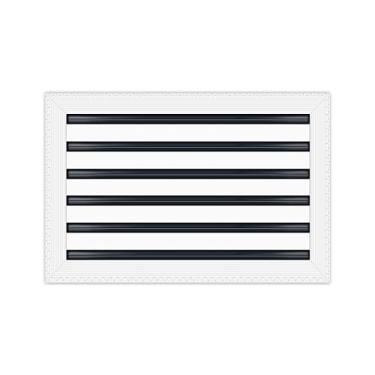 Imagem de BUILDMART - Tampa de ventilação de ar 18x12 MUD-in - Lama de drywall em saída de ar branca - Difusor de slot linear MUD - Grade de registro para teto e paredes - Texas Buildmart