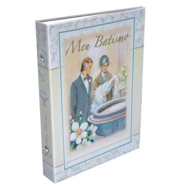 Imagem de Álbum De Fotos 15X21/40 Batismo Igreja Santo Anjo Unissex