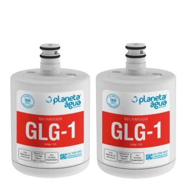 Imagem de Kit 2 Refil Filtro Planeta Água Compatível Geladeira - Planeta Agua