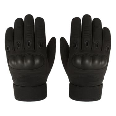 Imagem de Luva Motociclista, Motoqueiro e Motoboy – Proteção Anti-Impacto, com Proteção nas Juntas e Resistente ao Frio. Ideal para Bike e Ciclista, Fecho Ajustável (Preto)