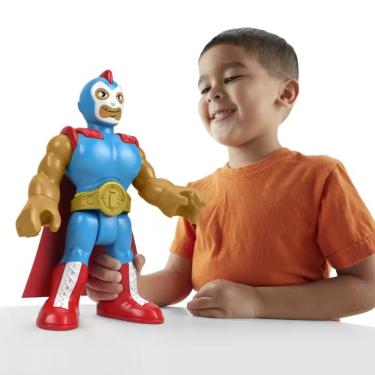Imagem de Boneco Imaginext Mundo Aventura Figura de Ação Lutador XL - Mattel