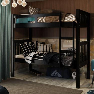 Imagem de Beliche Solteiro Móveis Saraiva Marrom