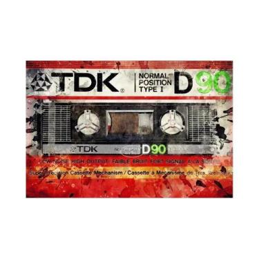 Imagem de Citações Motivacionais Em Pôster De Vinil Retro Com Fita De Áudio, Art