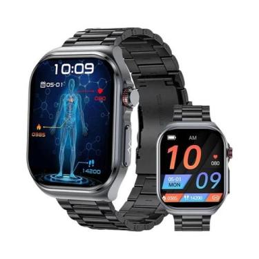 Imagem de Relógio Inteligente Masculino NFC Monitor De Saúde IP68 À Prova D'Água