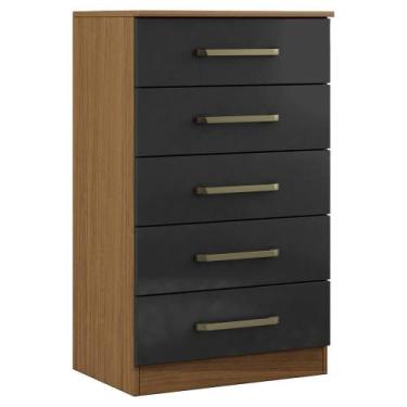 Imagem de Comoda 5 Gavetas 61 cm 2014140 ARMoveis - Aramoveis, Atacama Grafite