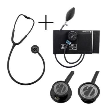 Imagem de Conjunto Esfigmomanômetro + Estetoscópio Eternity Luxo Bic - Bic - Bes