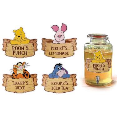 Imagem de Etiqueta de bebidas para festas MEMOVAN Winnie The Pooh Baby Shower