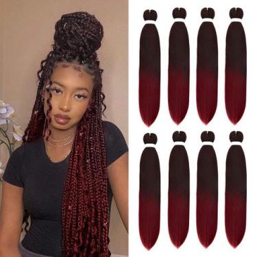 Imagem de Braiding Hair Fairise Ombre pré-esticado 26 cm, 100 g x 8 pacotes