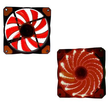 Imagem de Cooler Fan 120mm Vermelho 16 LEDs F20 OEX GAME