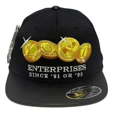 Imagem de Boné Lost Floral Florido Aba Reta Fitão Strapback Premium