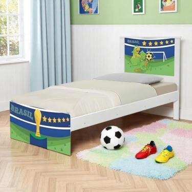 Imagem de Cama Juvenil Zap Copa Do Mundo Brasil Com Colchão