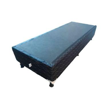 Imagem de Base Box Solteiro Atenas 88X188X30Cm Topazio Preto